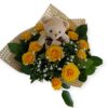 BUQUÊ MINI ROSA AMARELA COM PIK PELÚCIA - Image 2